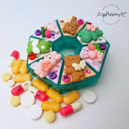 Bunny Magical Moment - Heptagon Pill Box