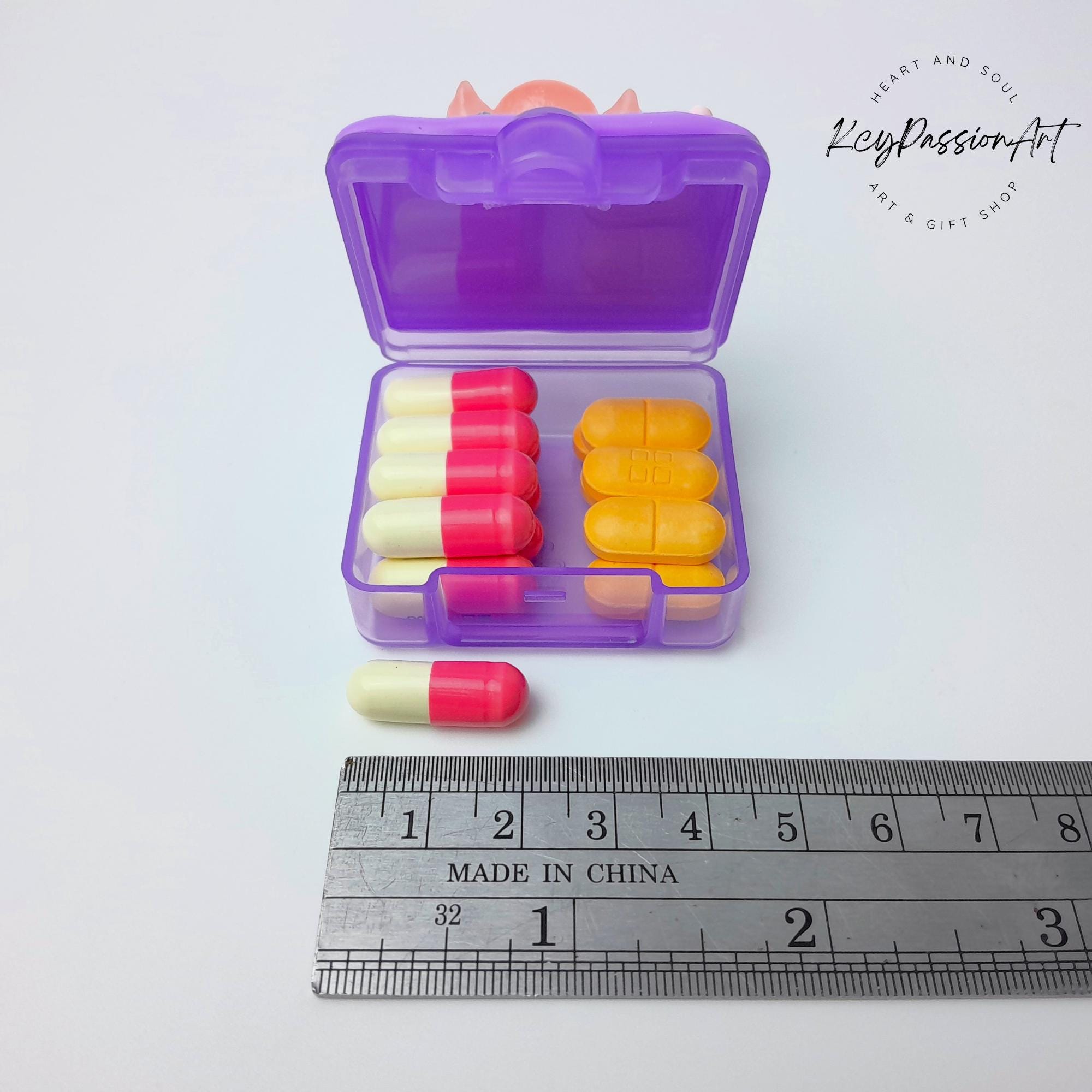 Pilulier décoré « Glow With Me » pour une seule journée