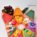 7-Tage-Pillenbox „Irresistible Cookies“ für morgens und abends, Medikamenten- und Vitaminpräparatspender für 7 Tage, Pillenbox für Tag und Nacht