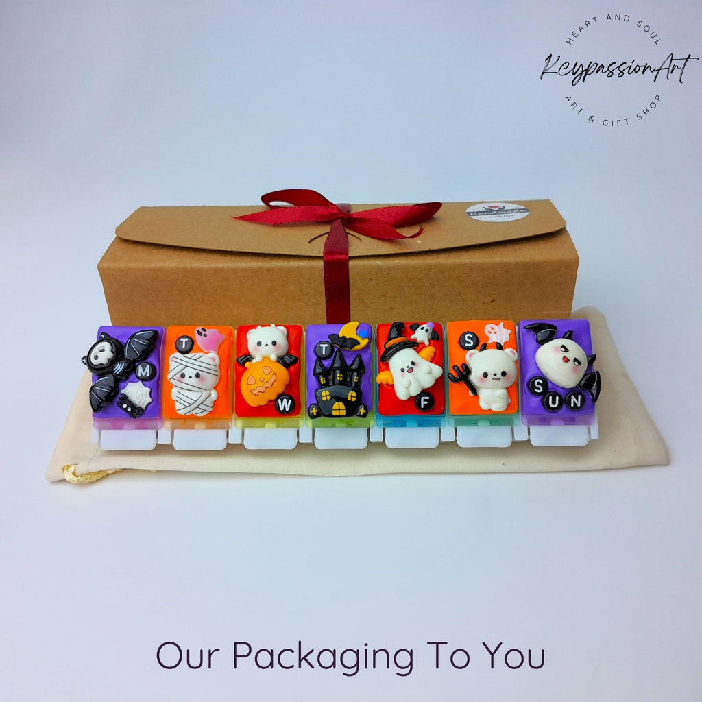 Cute Fun Halloween - Straight Pill Box