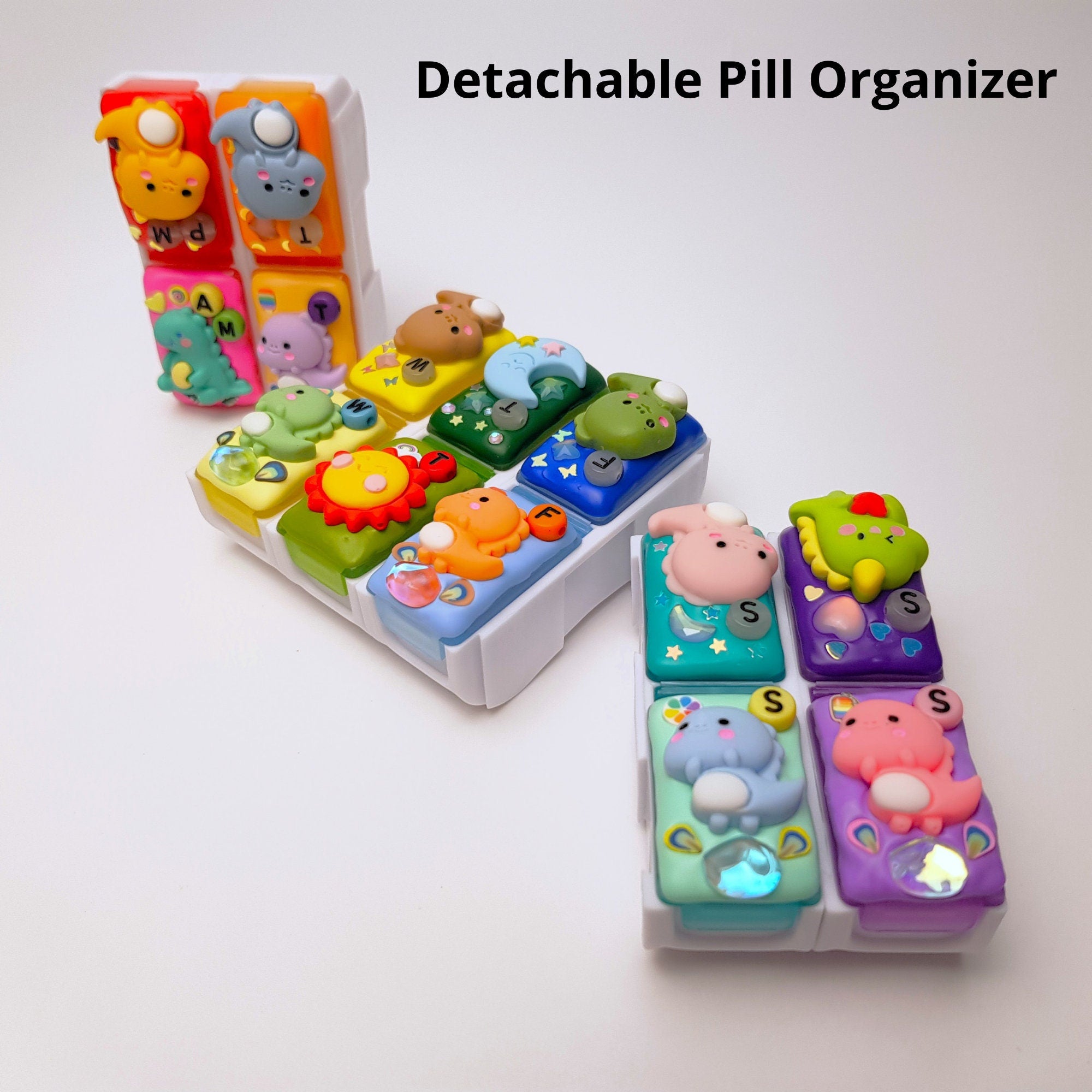 Dino Morning Dino Night - Detachable Pill Box