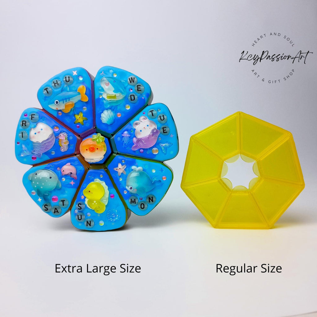 The Ocean Blue Sea - XL Pill Box