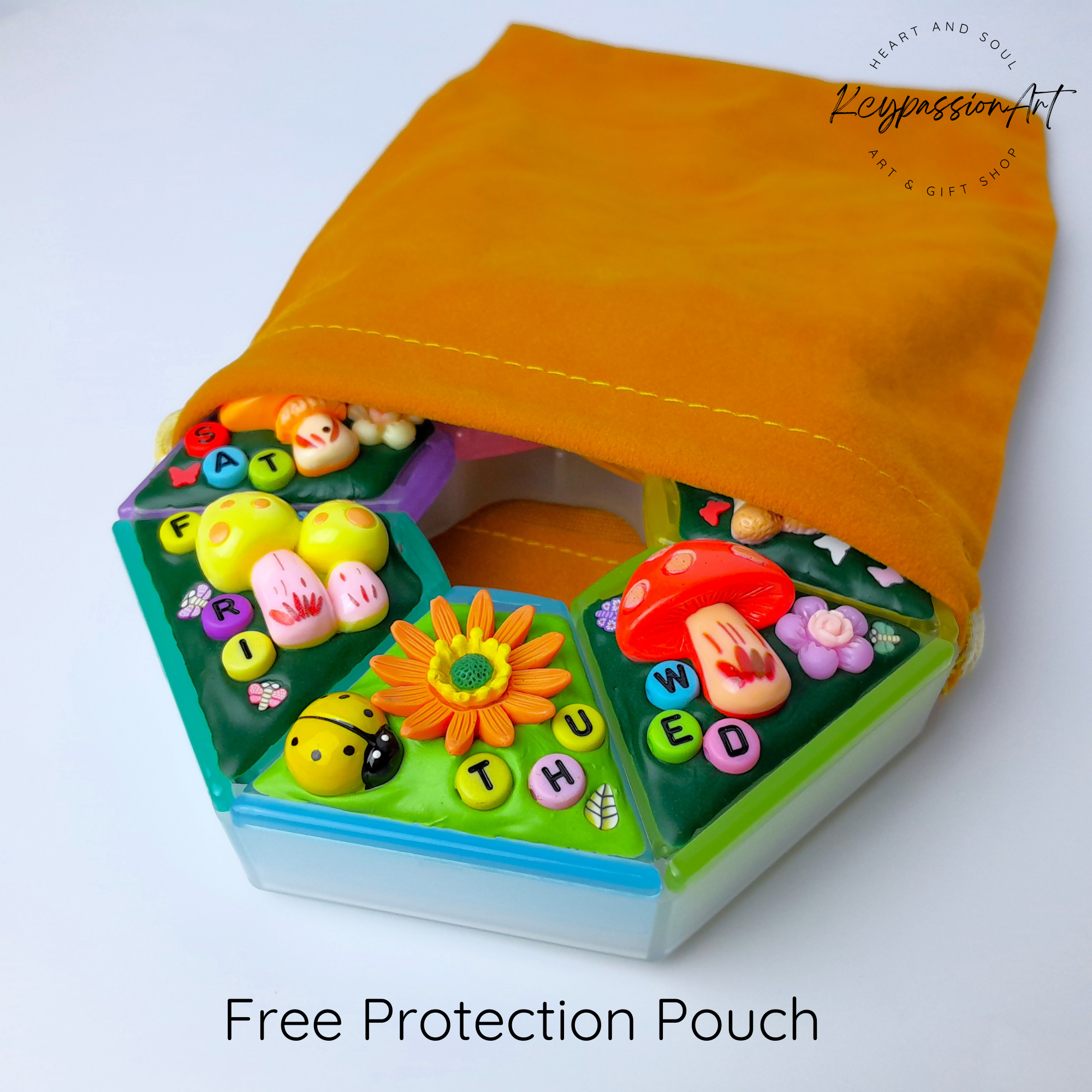 Wild Mushroom - XL Pill Box