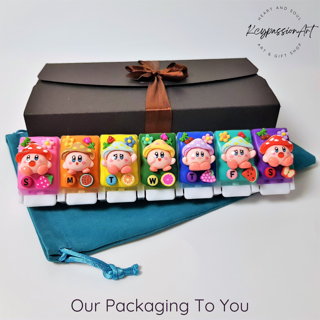 Garden Magic Mushrooms - Straight Pill Box