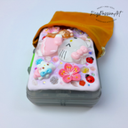 Kittie Loves Teddy - Large Flip Fold Pill Box