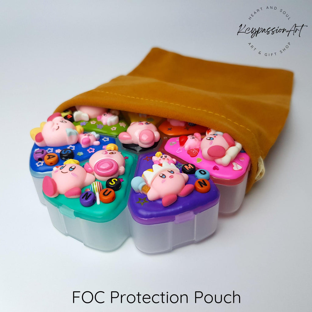 Charge Up Pink Balls - XL Pill Box