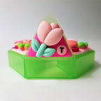 Tulip Flowers - Heptagon Pill Box