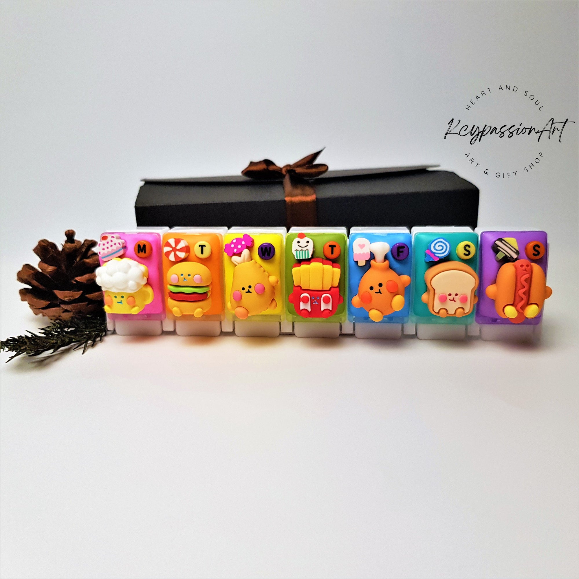 Food For Thought - Straight Pill Box