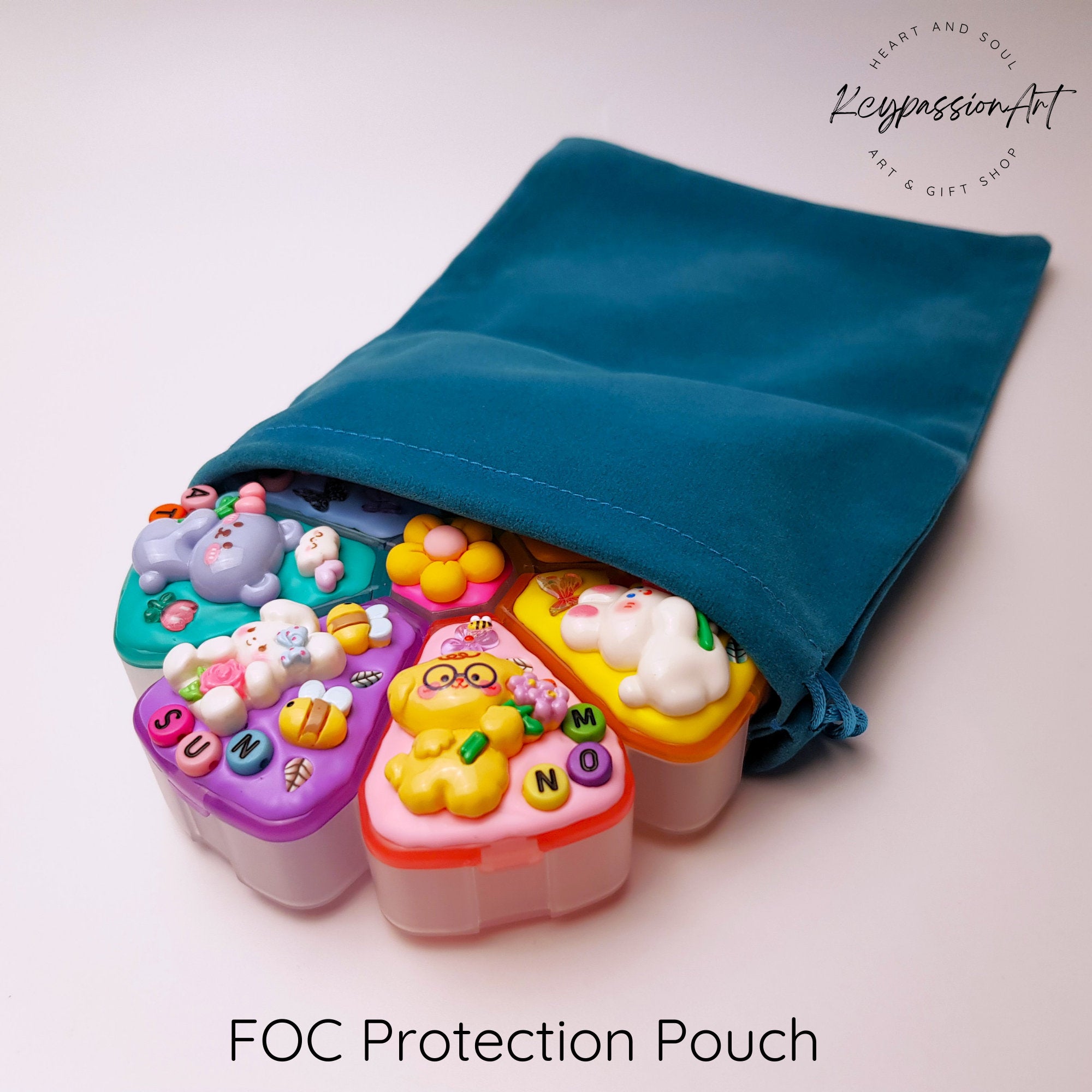 Playful Garden Friends - XL Pill Box