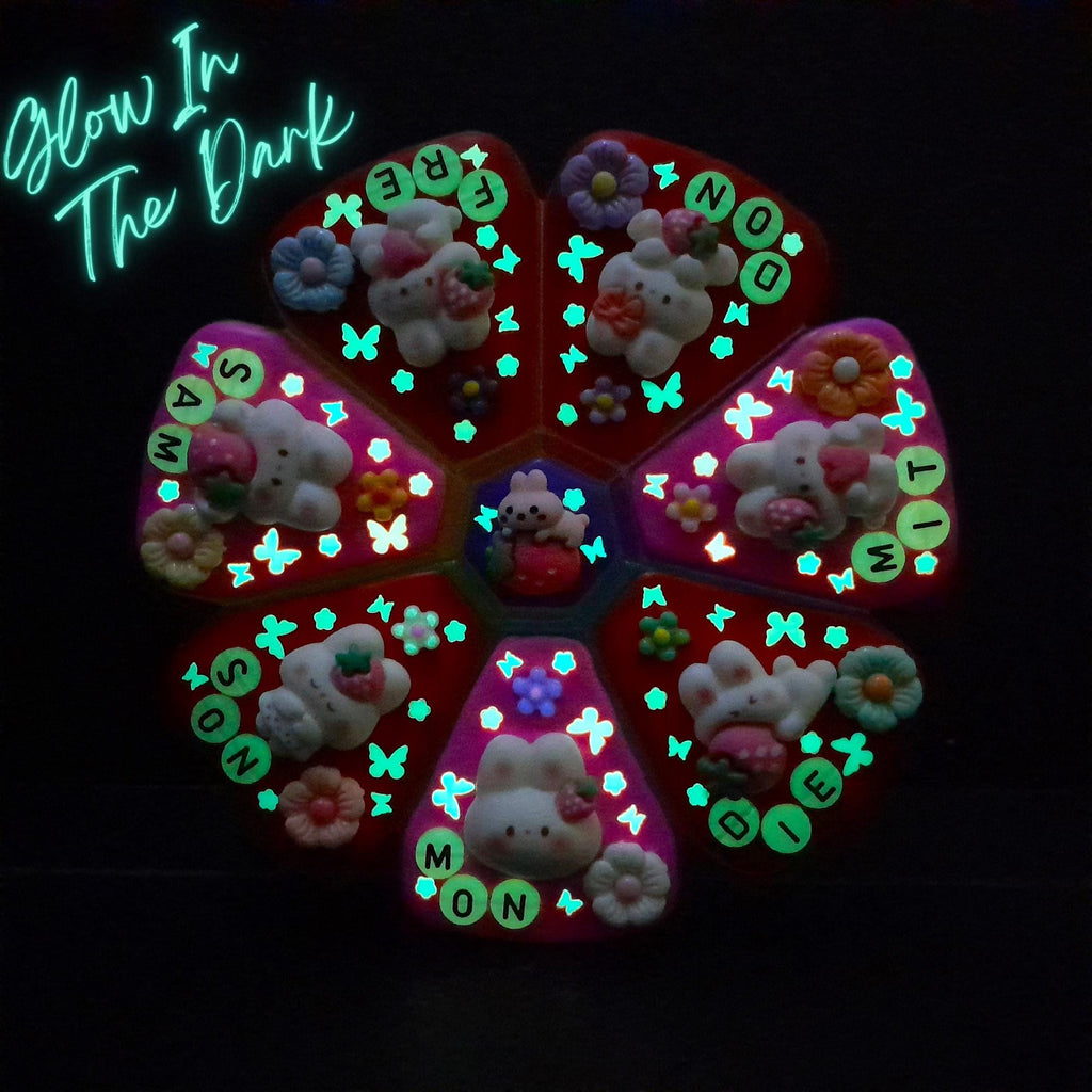 Luminous Bunny Berries - XL Pill Box