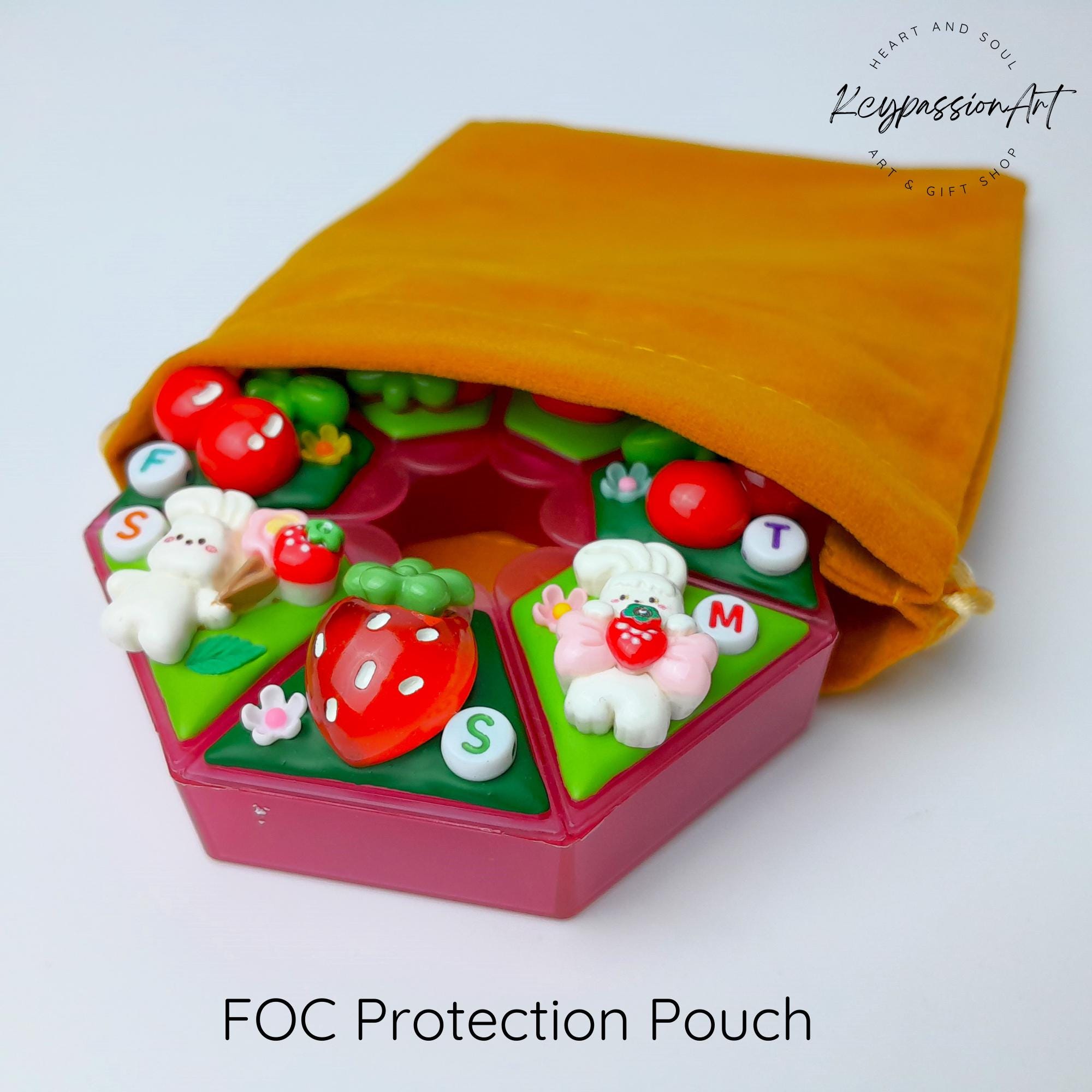 Bunny Berry Cherry - Heptagon Pill Box