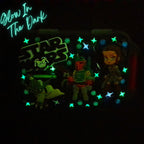 Pillenbox zum Aufklappen und Falten „Mein Lieblingsfilm“, geeignet für Nahrungsergänzungsmittel, Vitamine und Medikamente, Tages- und Nachtpillenbox