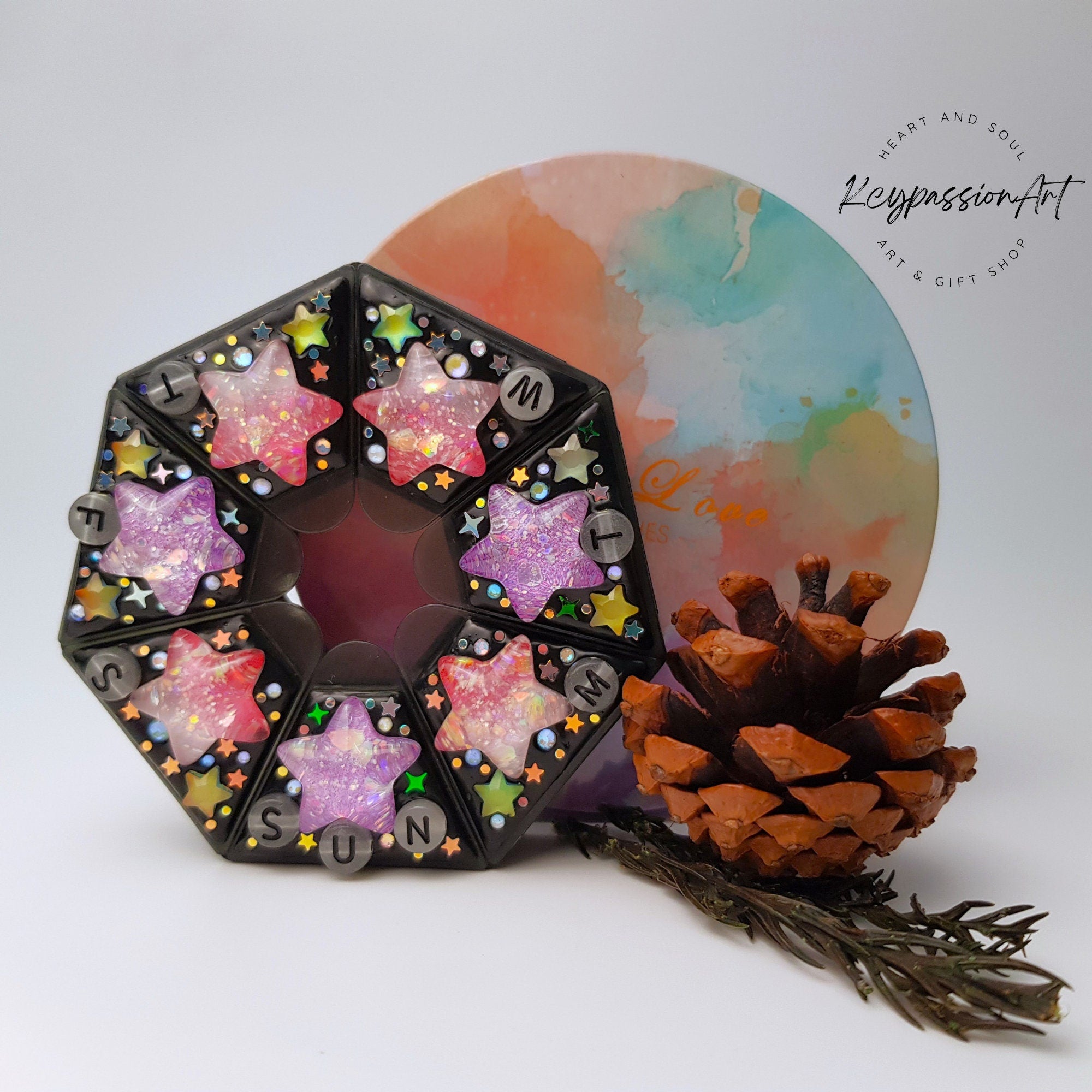 Celestial - Heptagon Pill Box