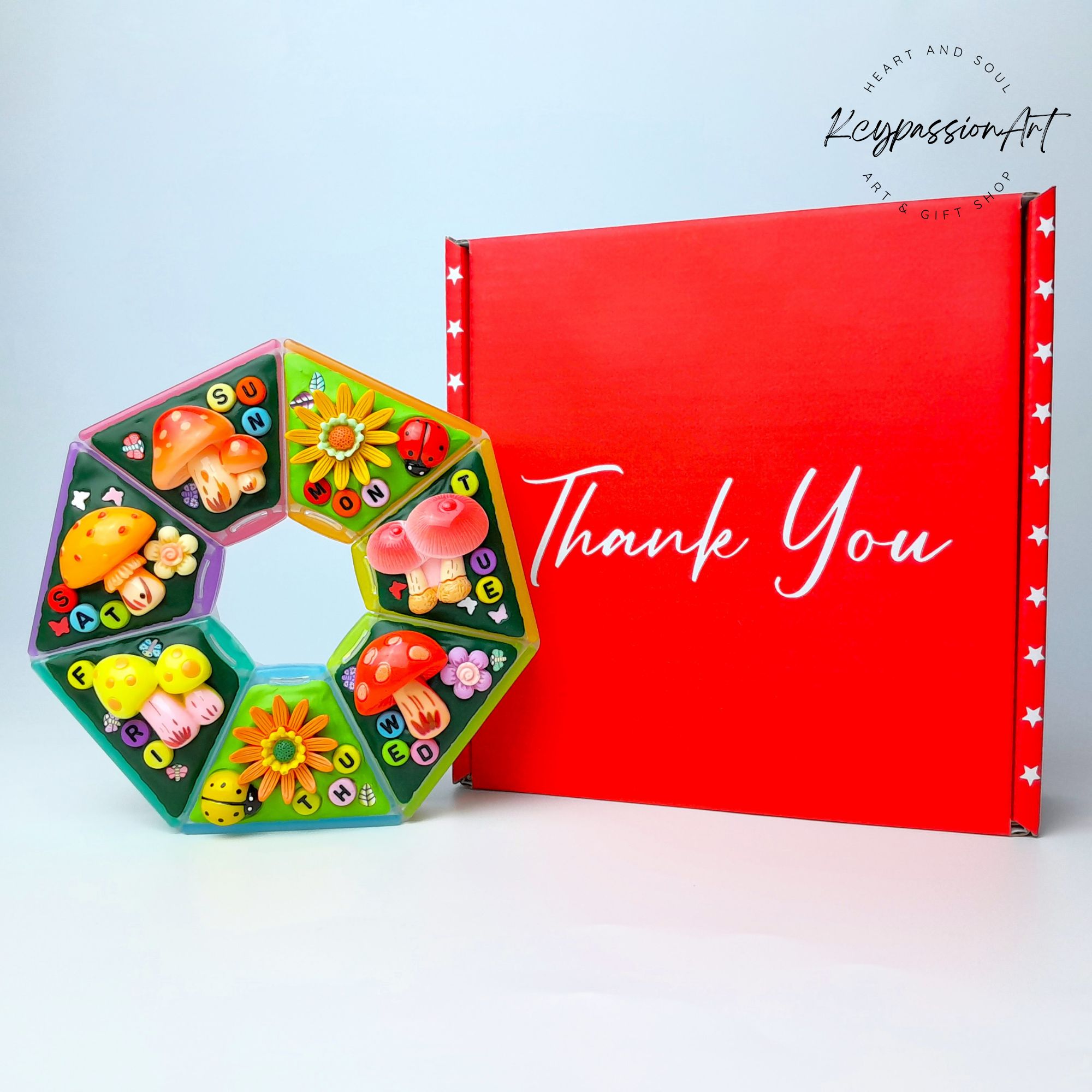 Wild Mushroom - XL Pill Box