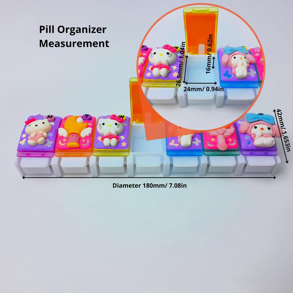 Magic Wands And Friends - Straight Pill Box