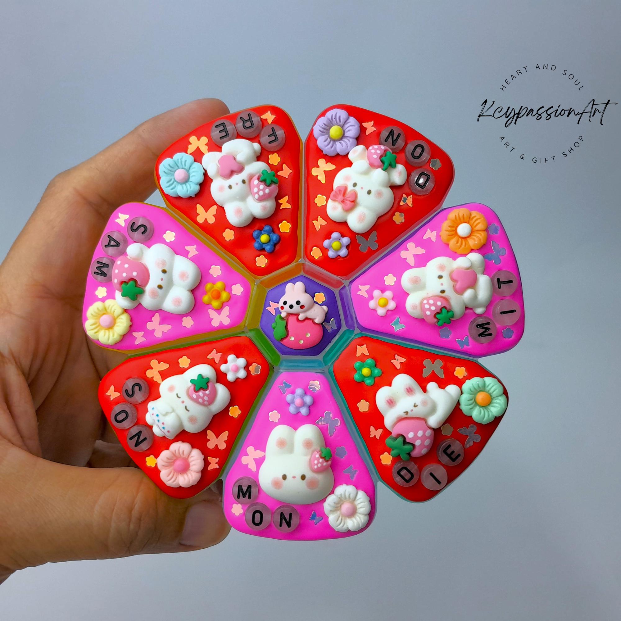 Luminous Bunny Berries - XL Pill Box
