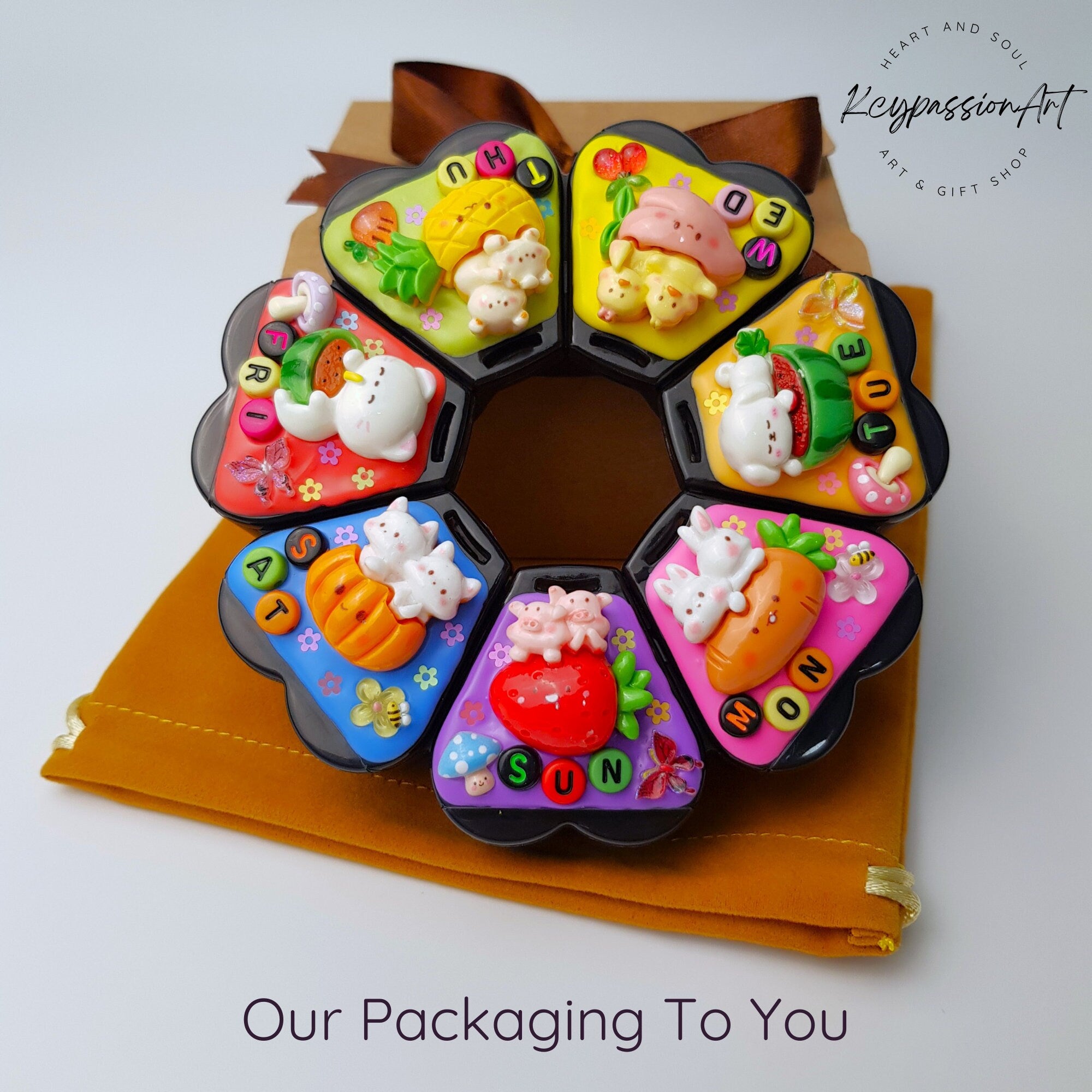 Fruits And Vegetables - XL Pill Box