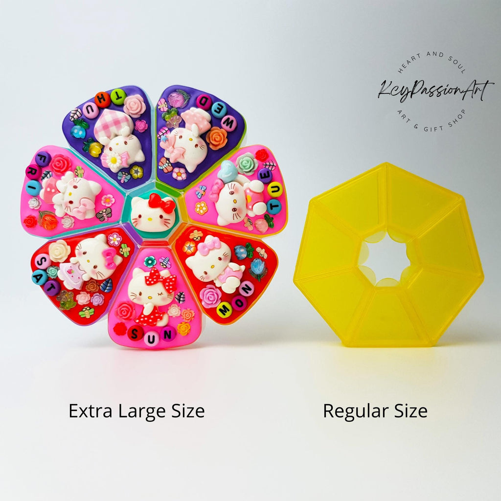 Mesmerized Flower Maze - XL Pill Box