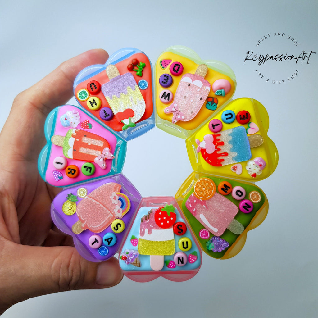 Ice Lolly & Popsicle -  XL Pill Box