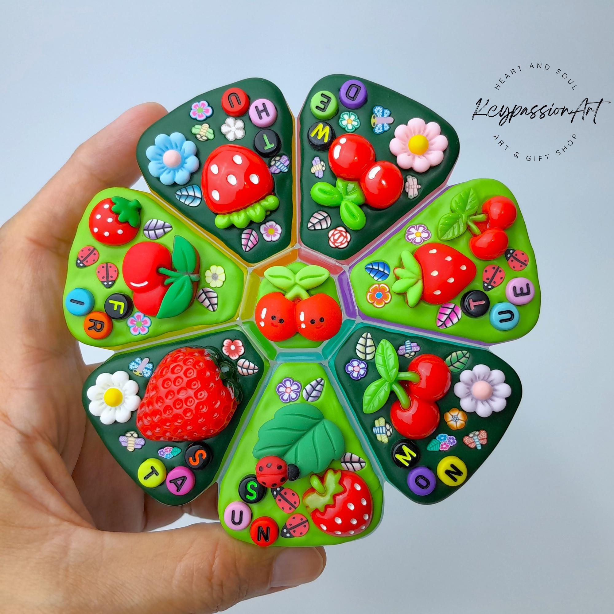 Strawberries & Cherries - XL Pill Box