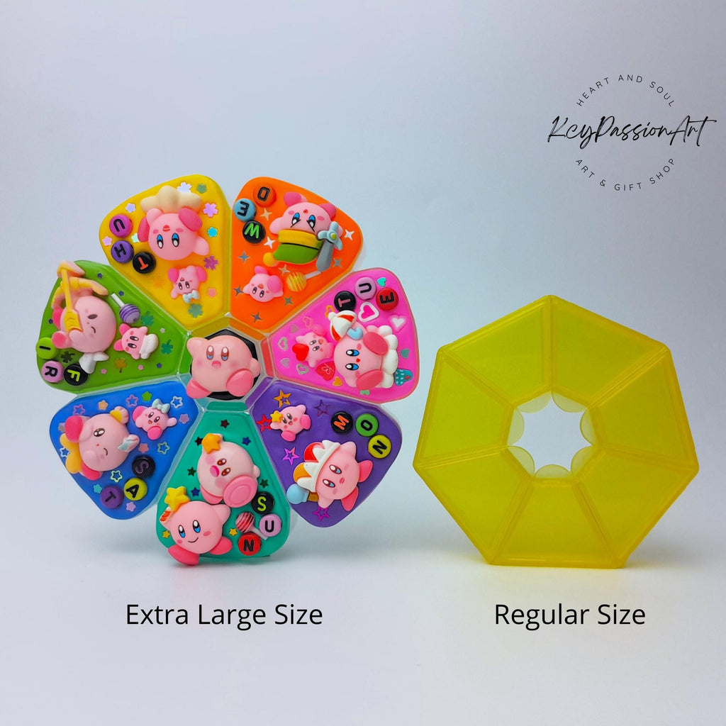 Charge Up Pink Balls - XL Pill Box