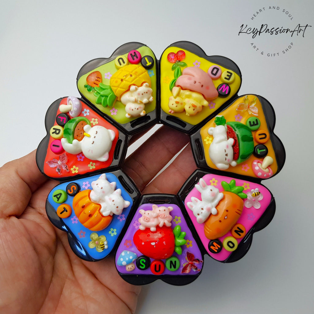 Fruits And Vegetables - XL Pill Box