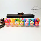 7-Tage-Pillenbox „7 magische Pilze“ – Niedliche Pillendose, Medikamenten- und Vitaminspender, Wochen-Pillenbox