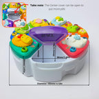 Pilulier décoratif 7 jours « Jardin paisible » à 8 compartiments, distributeur de médicaments et compléments alimentaires, joli pilulier jour/nuit