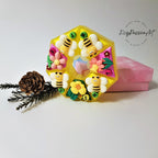 Fuzzy Buzzy Bees - Heptagon Pill Box