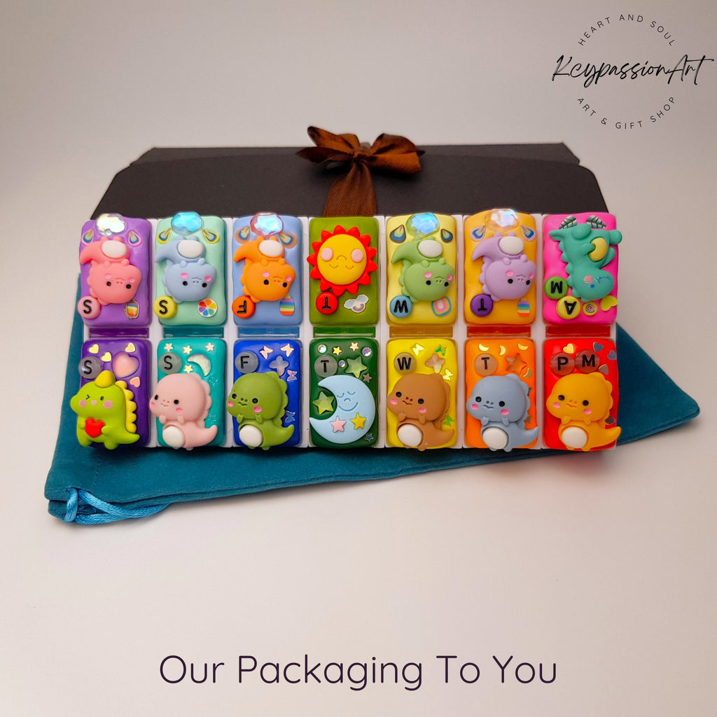 Dino Morning Dino Night - Detachable Pill Box