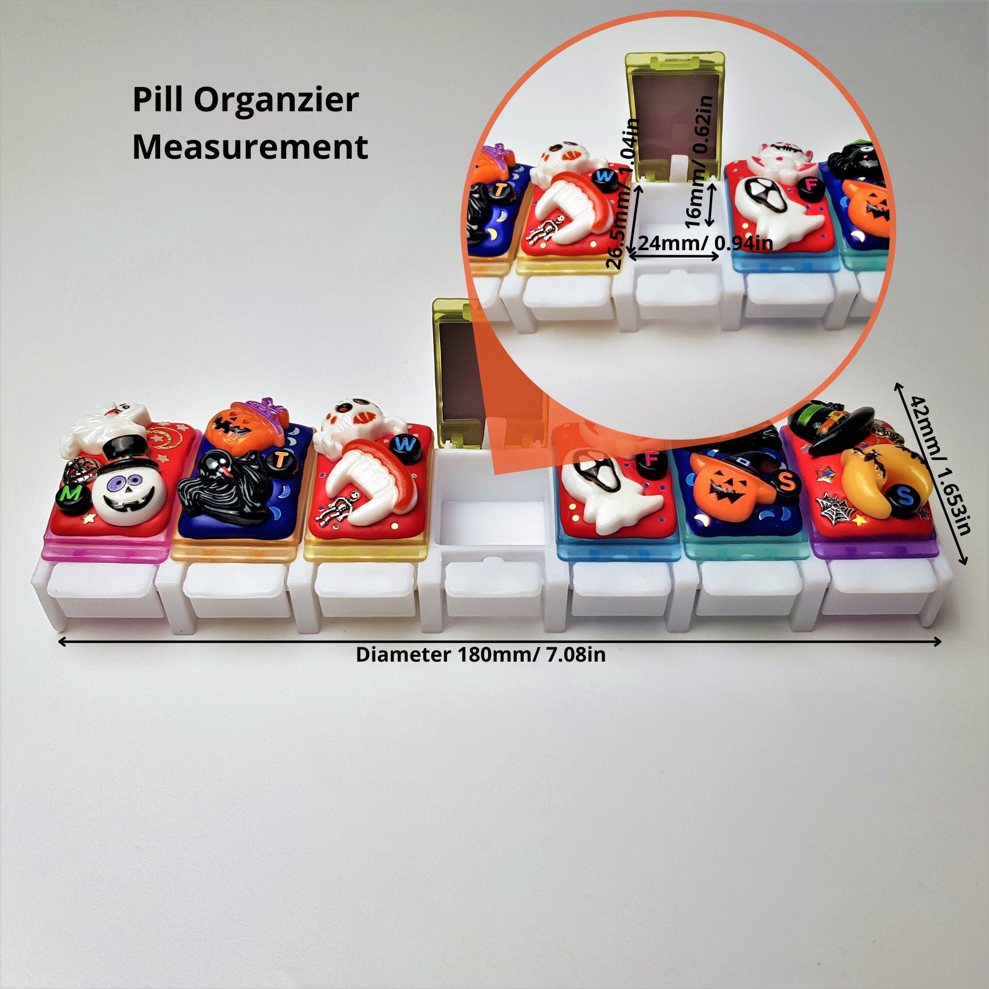 Spooky Groovy - Straight Pill Box