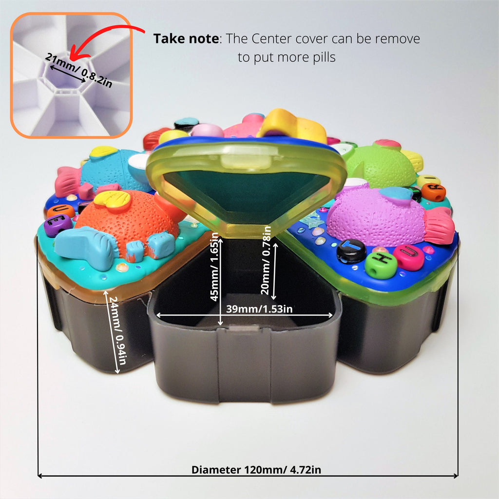 Dancing In The Ocean - XL Pill Box