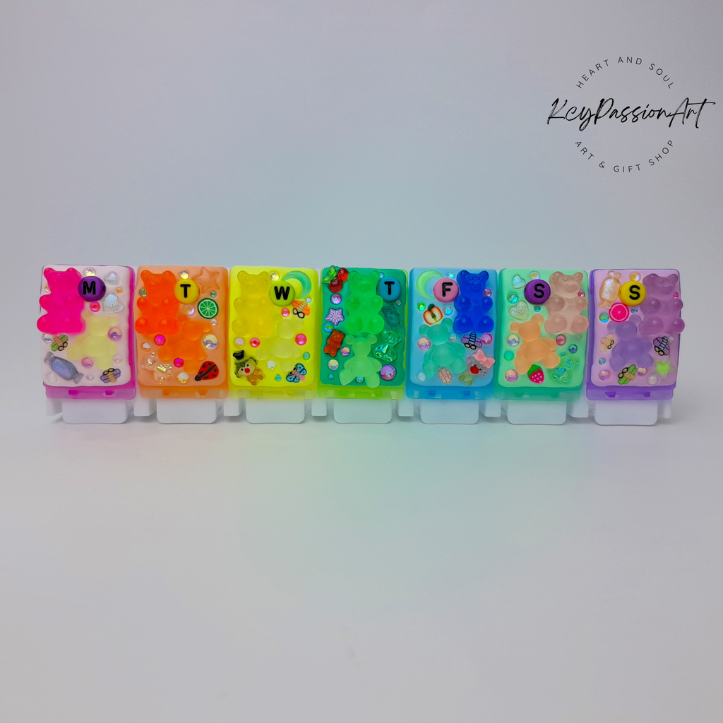 Gummy Bear Glow - Straight Pill Box