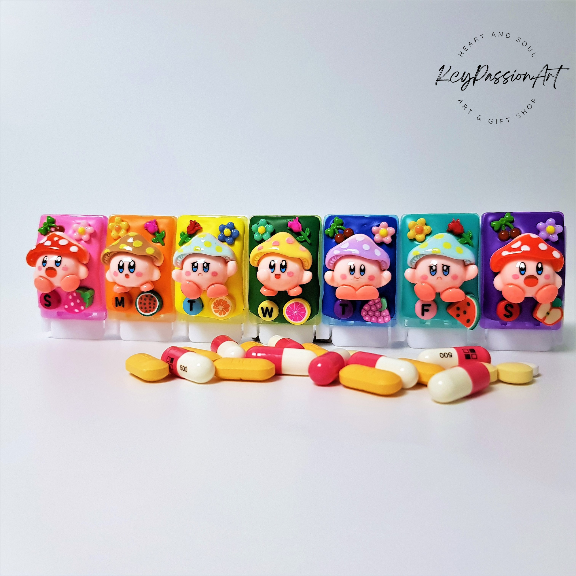 Garden Magic Mushrooms - Straight Pill Box