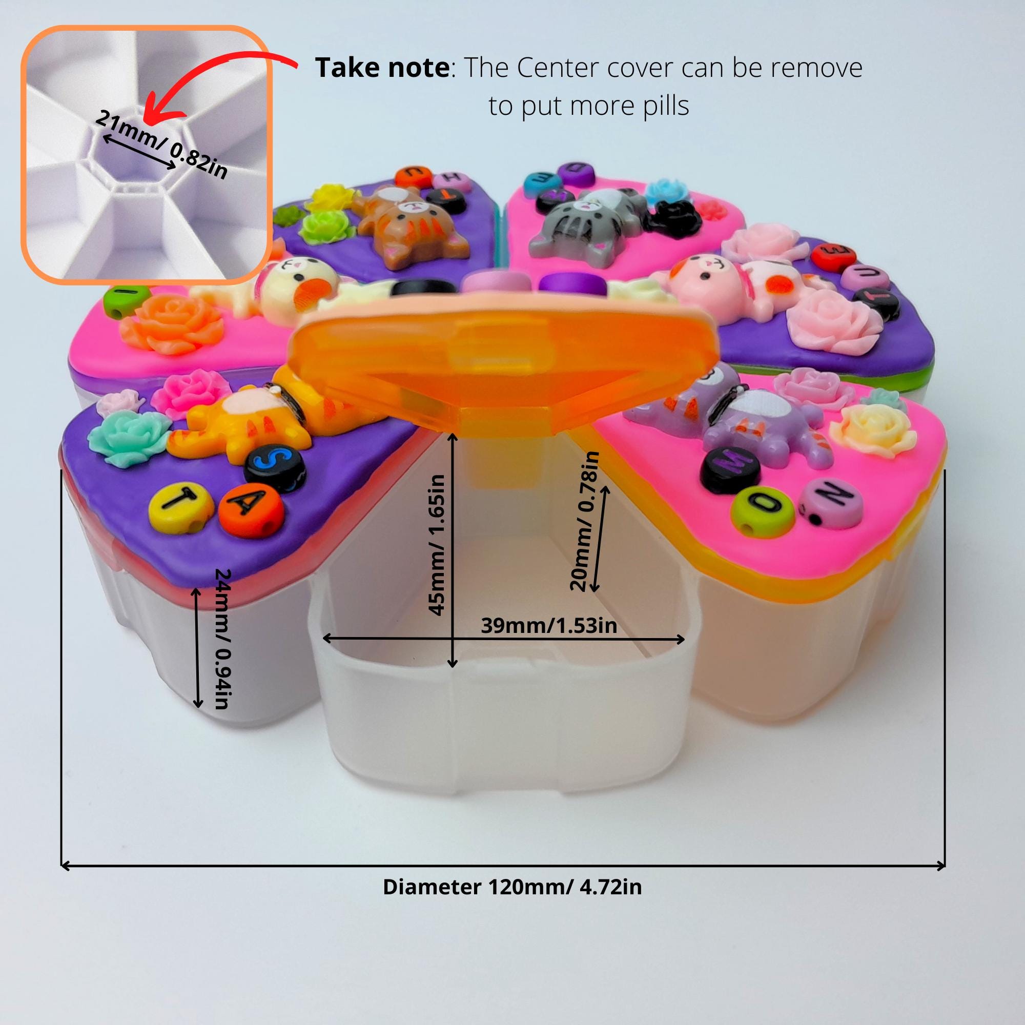 Kitty Lovers - XL Pill Box