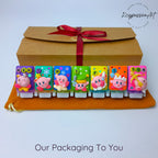 7 Magic Kabi Pink Balls - Straight Pill Box