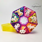 7-Tage-Pillenbox „Einhorn“ – Niedliche Pillendose, Pillenetui, Medikamenten- und Vitaminspender, Wochen-Pillenbox