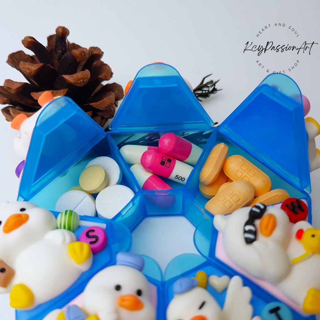 Duck A Pose - Heptagon Pill Box