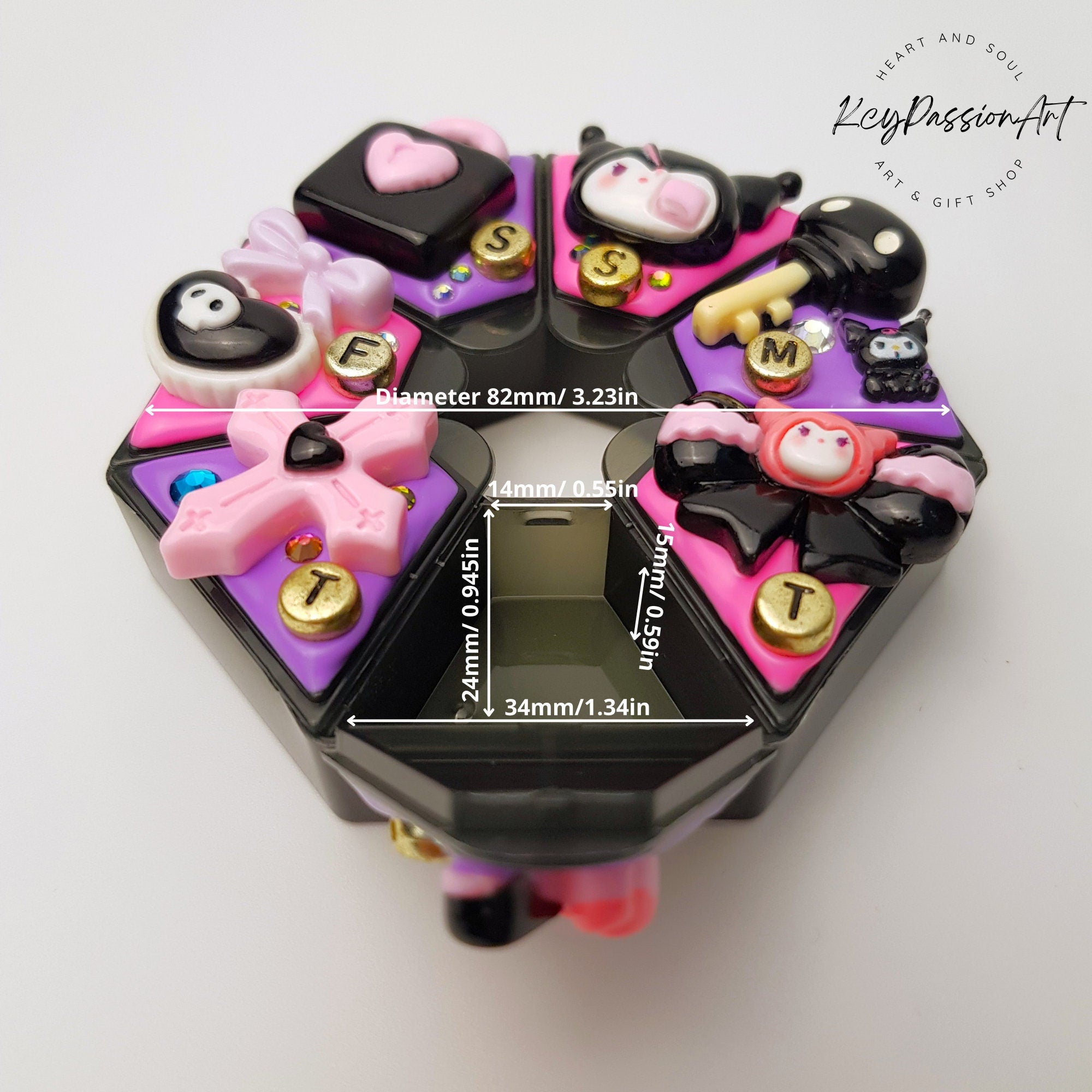 Cute Little Pirate - Heptagon Pill Box