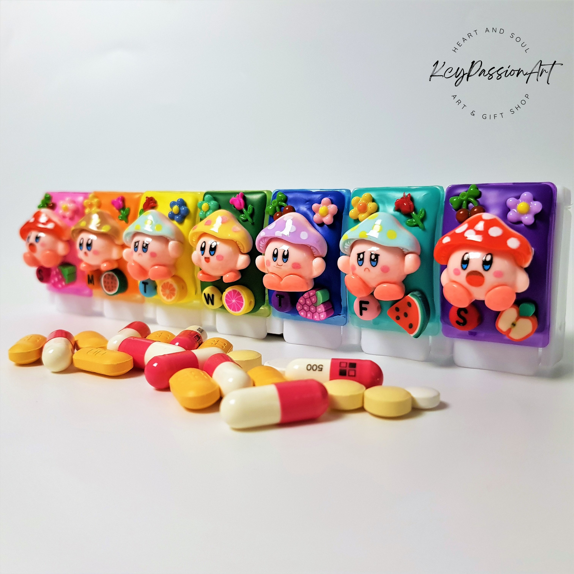 Garden Magic Mushrooms - Straight Pill Box