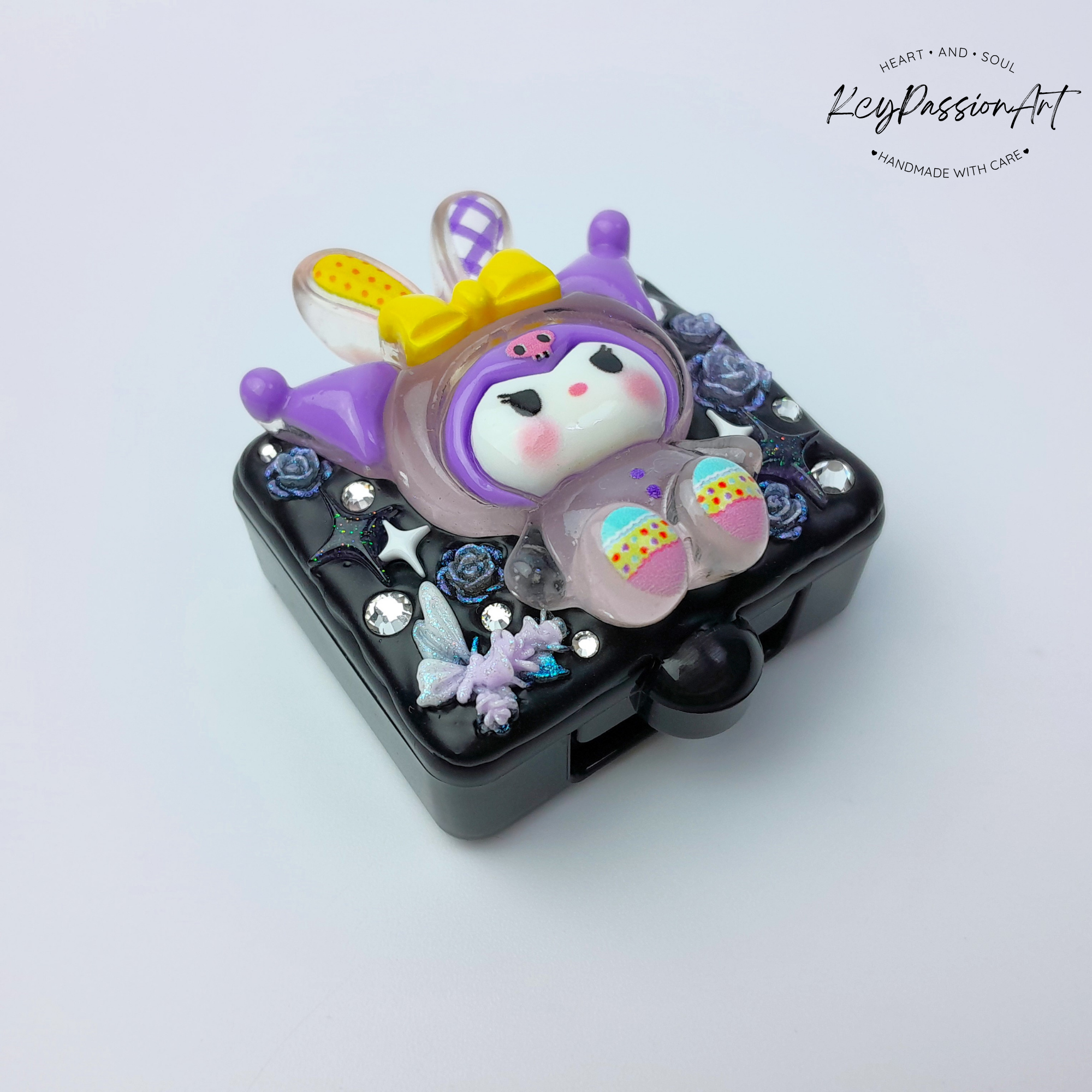 Kuromi Glow - Single Pill Box
