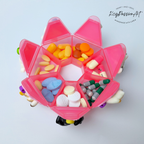Meow With Cats - Heptagon Pill Box