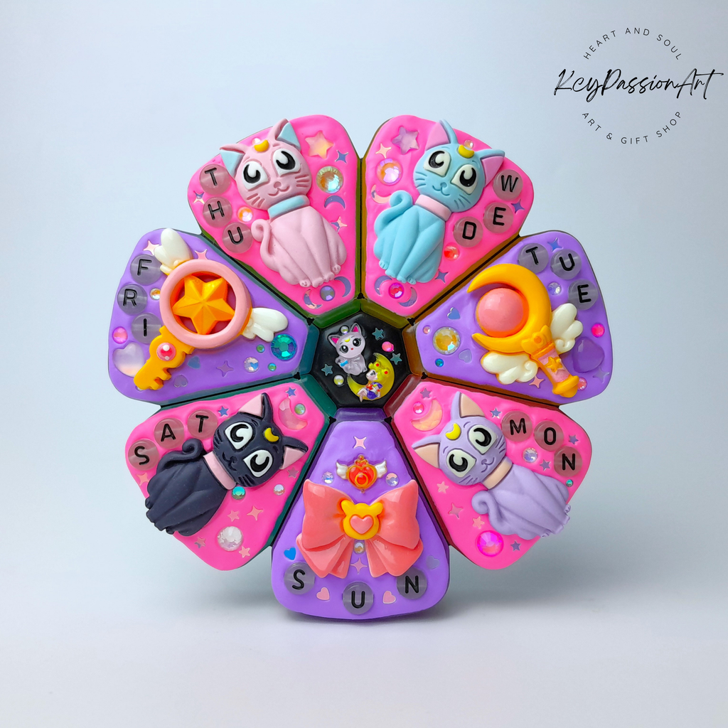 Magic Wands & Moon Cats - XL Pill Box