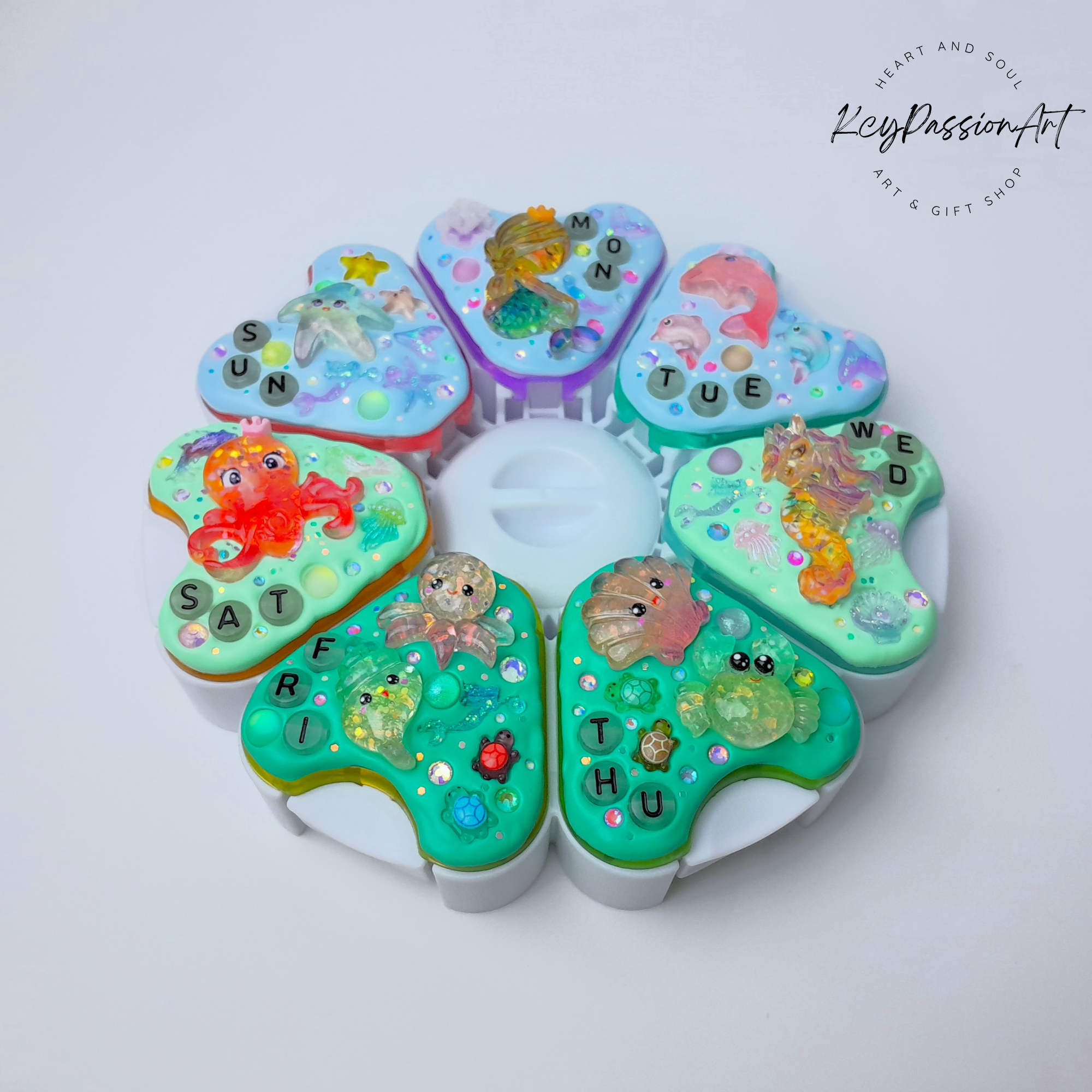 Mermaid Myth Ocean - Jumbo Pill Box