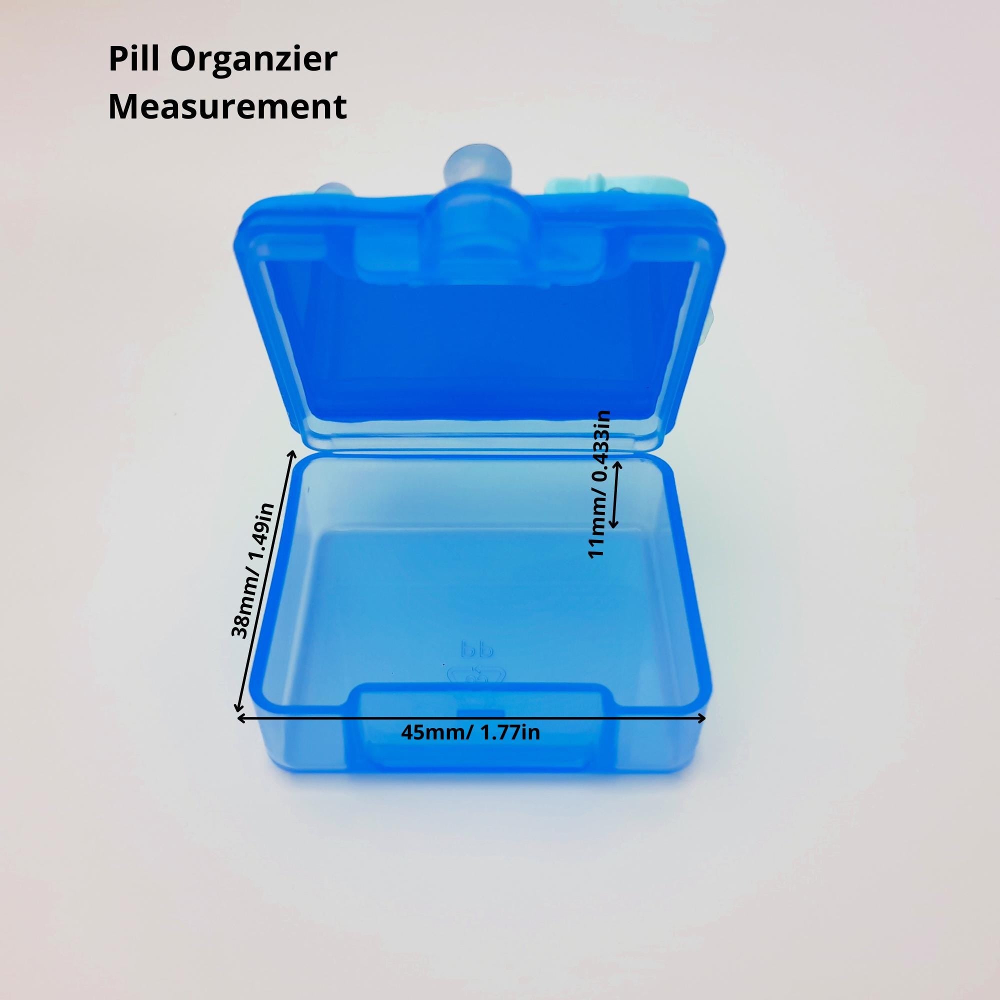 Pilulier Thalassophile : Organisateur journalier lumineux sur le thème de l'océan