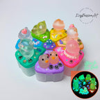 Cute Glowy Piggy - XL Pill Box