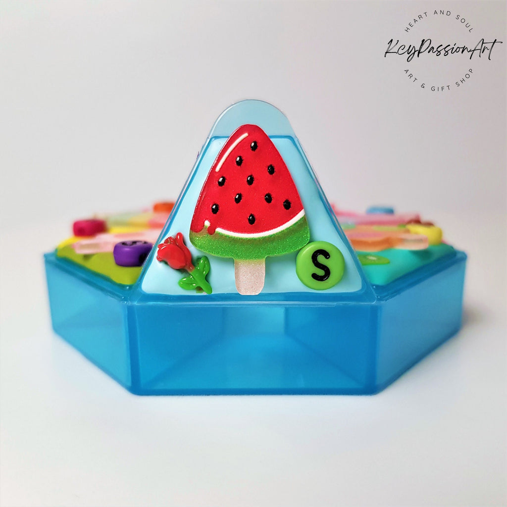 Fruity Popsicle - Heptagon Pill Box