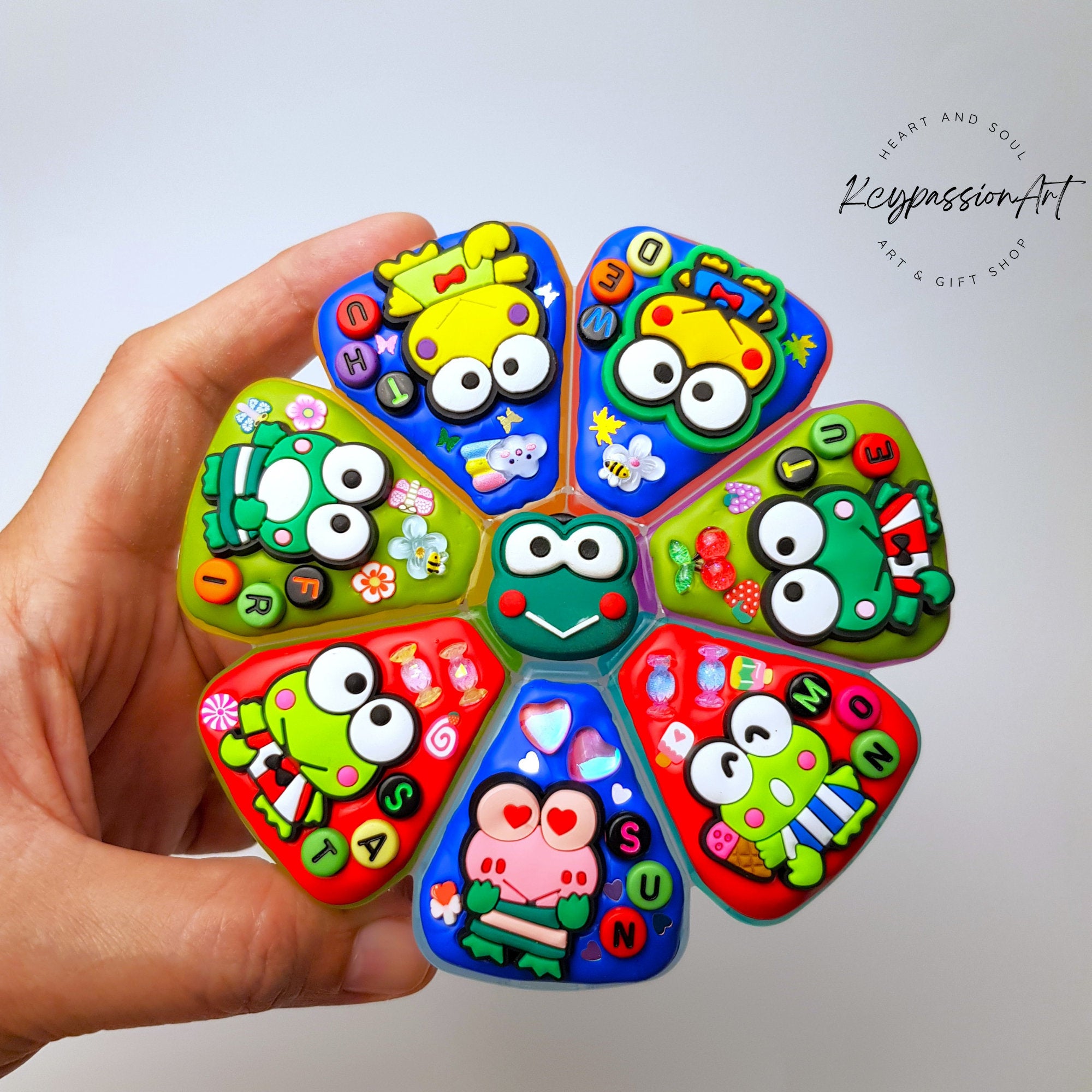 Donut Pond Frog - XL Pill Box