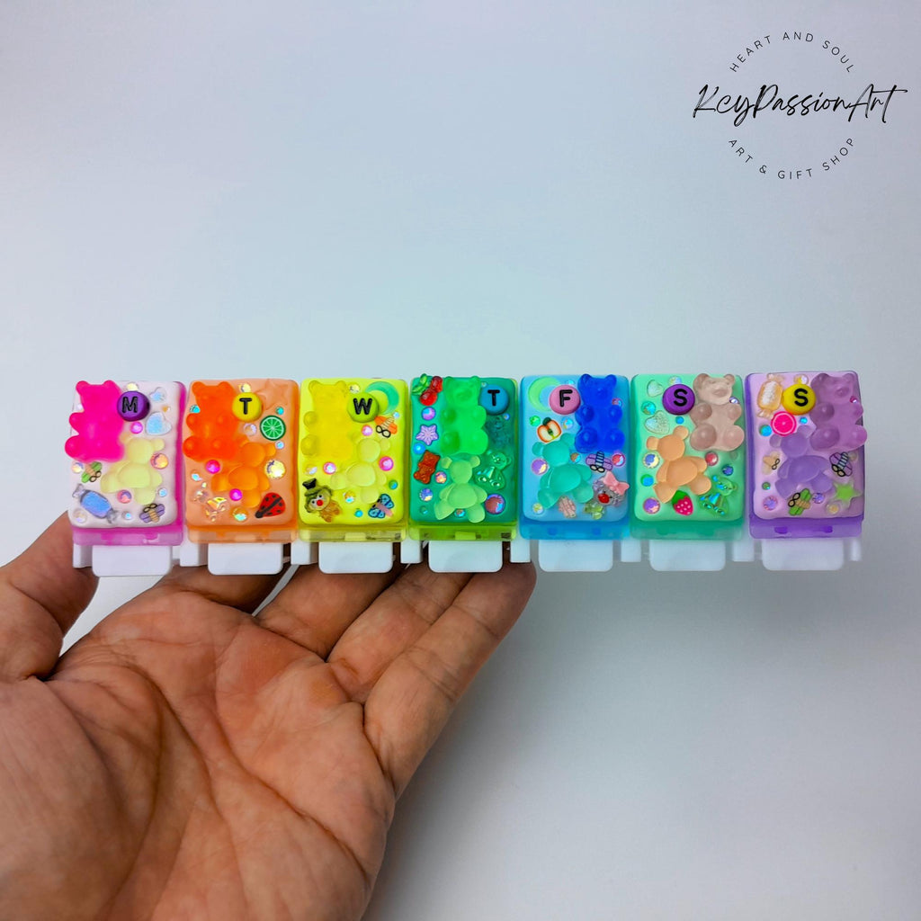 Gummy Bear Glow - Straight Pill Box