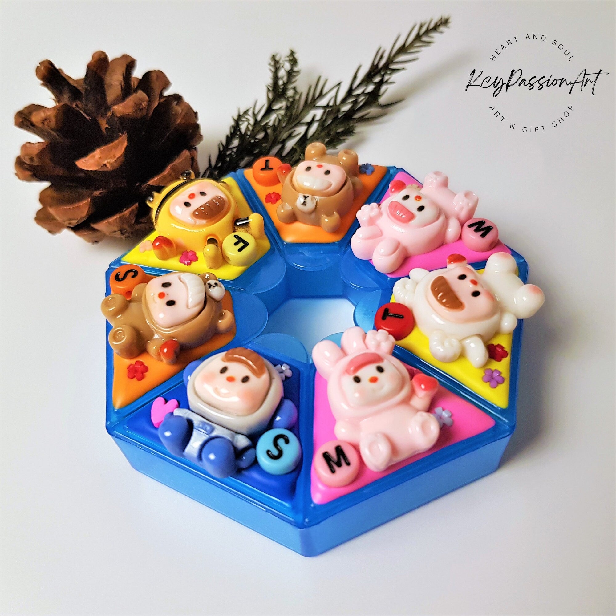 Playful Baby Pyjamas - Heptagon Pill Box